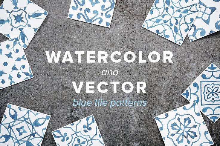 Vector Blue Watercolorvector Blue Tile Patterns Pattern, Cool 736x489 Vector Blue Watercolorvector Blue Tile Patterns Pattern, Cool