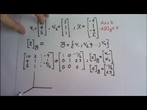 480x360 The Coordinate Vector Of X With Respect To The Basis B Or Relative
