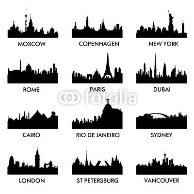 Copenhagen Skyline Vector