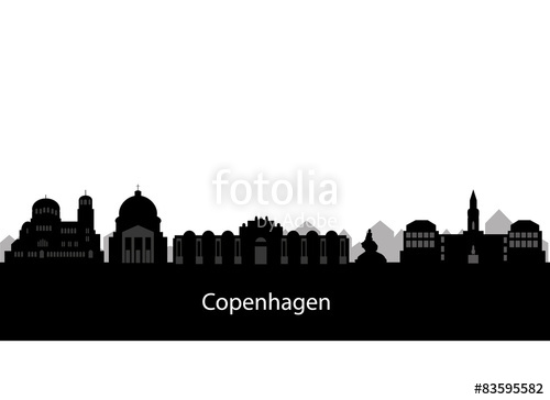 500x364 Copenhagen Skyline Stock Image And Royalty Free Vector