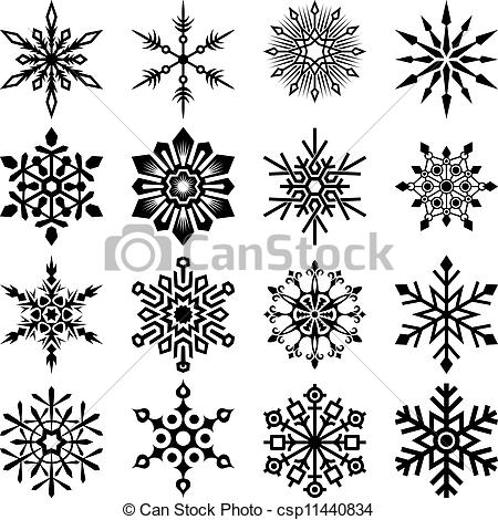 450x470 Vector, Copos De Nieve