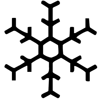 332x332 Vector De Navidad Copos De Nieve