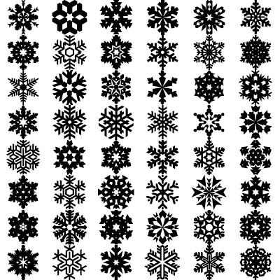400x400 Copos De Nieve En Vector
