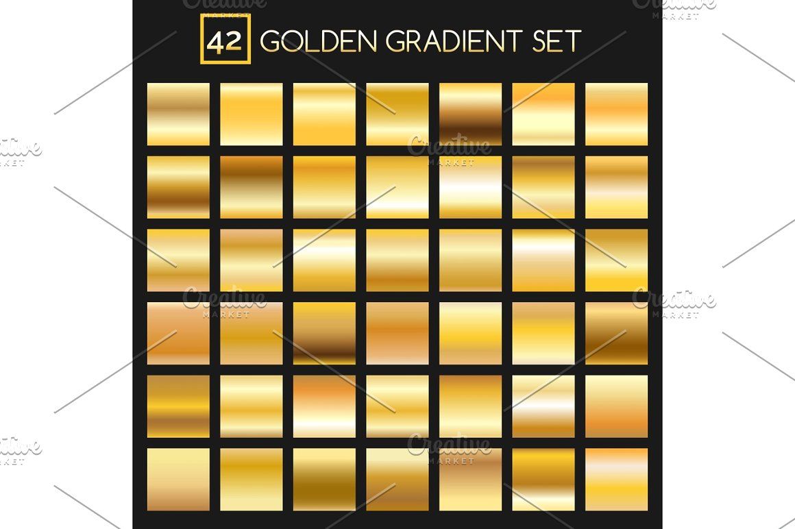 1160x772 Metal Golden Gradients Collection Gold Gradient Vector Golden