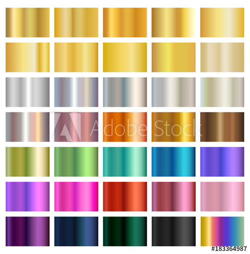 491x500 Multicolored Metallic Gradient Backgrounds, Metals, Silver, Gold