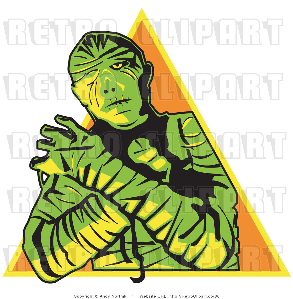 Royalty Free Vector Retro Illustration Of A Green Mummy With Arms 1024x1044 Royalty Free Vector Retro Illustration Of A Green Mummy With Arms