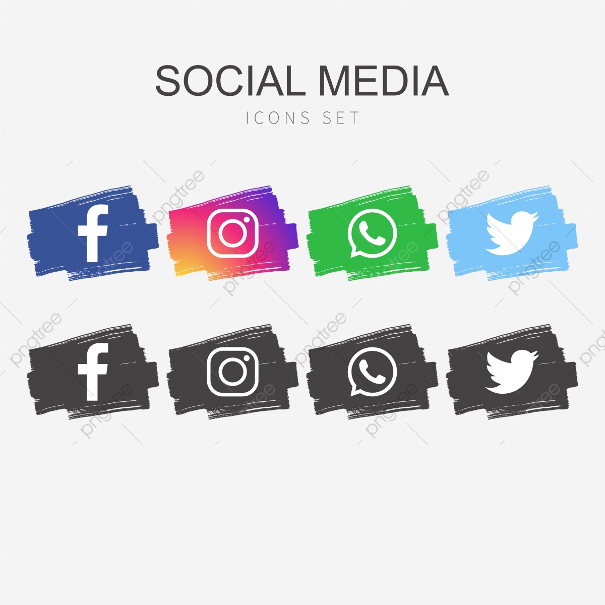 Social Media Icons Free Vector, Logo, Icon, Template Png 1200x1200 Social Media Icons Free Vector, Logo, Icon, Template Png