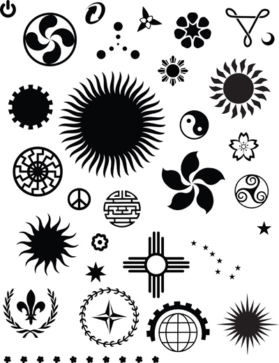 Vector Circular Symbol Symmetry 400x520 Vector Circular Symbol Symmetry