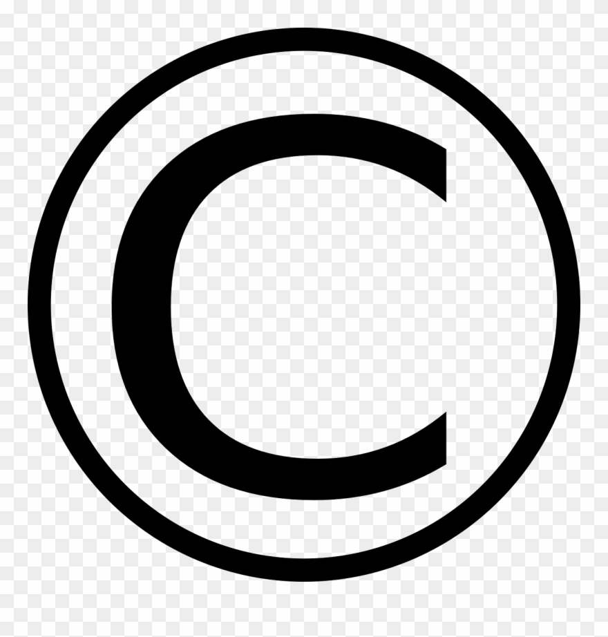880x922 Free Vector Copyright Clip Art