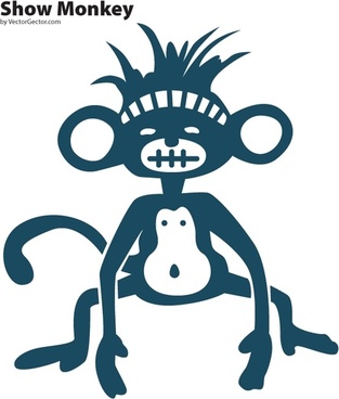 313x368 Non Copyrighted Monkey Free Vector Download