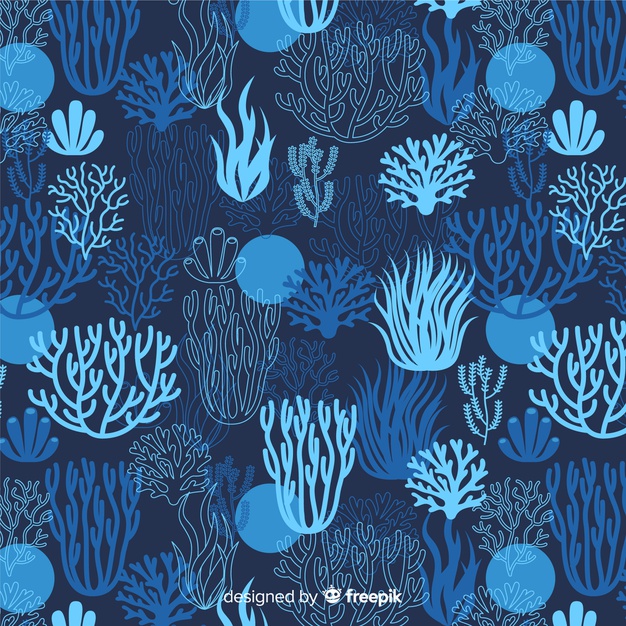 Dark Hand Drawn Coral Pattern Vector Free Download 626x626 Dark Hand Drawn Coral Pattern Vector Free Download