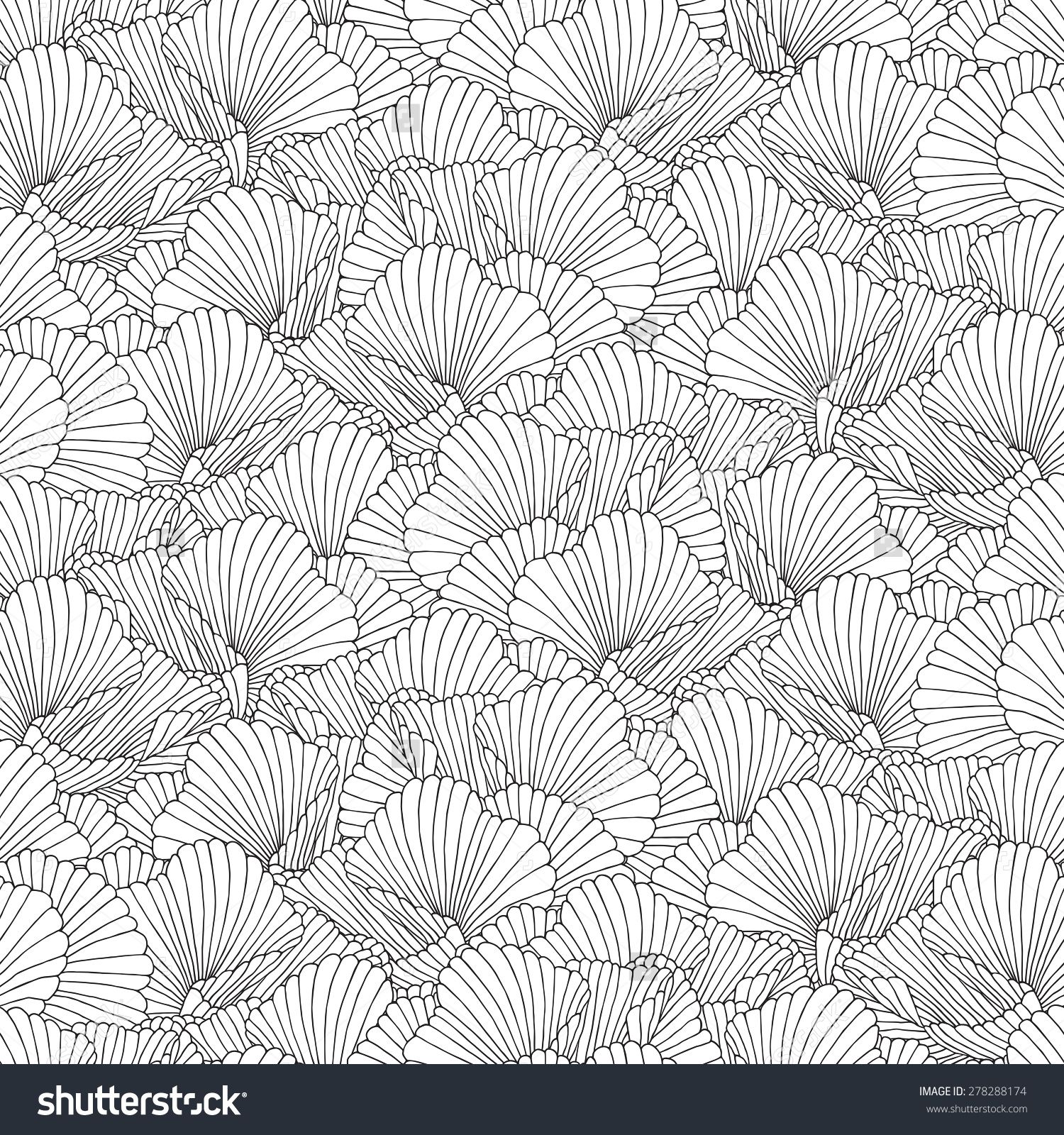 Abstract Seamless Hand Drawn Illustration Vector Black And White 1500x1600 Abstract Seamless Hand Drawn Illustration Vector Black And White