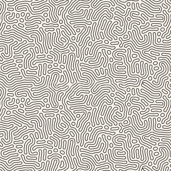 Vector Seamless Black And White Coral Organic Line Texture Pattern 600x600 Vector Seamless Black And White Coral Organic Line Texture Pattern