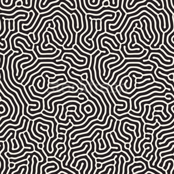 Vector Seamless Organic Rounded Line Maze Coral Pattern Vector 600x600 Vector Seamless Organic Rounded Line Maze Coral Pattern Vector