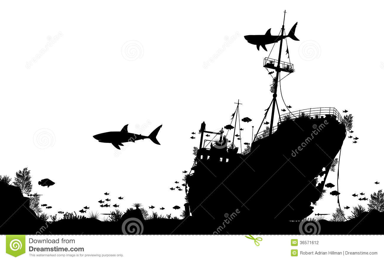 1300x884 Huge Collection Of 'coral Reef Silhouette' Download More Than