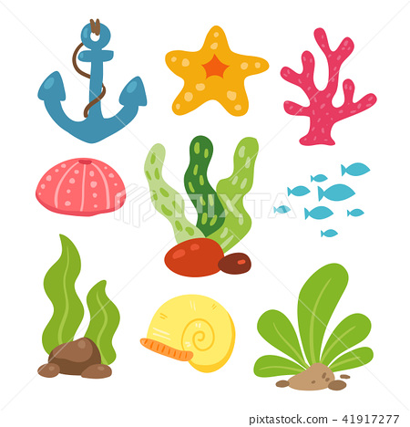 450x468 Coral Vector Collection Design