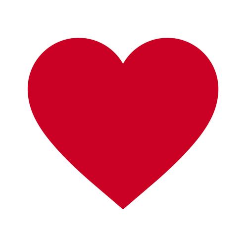 497x490 Heart, Symbol Of Love And Valentine's Day Flat Red Icon Isolated