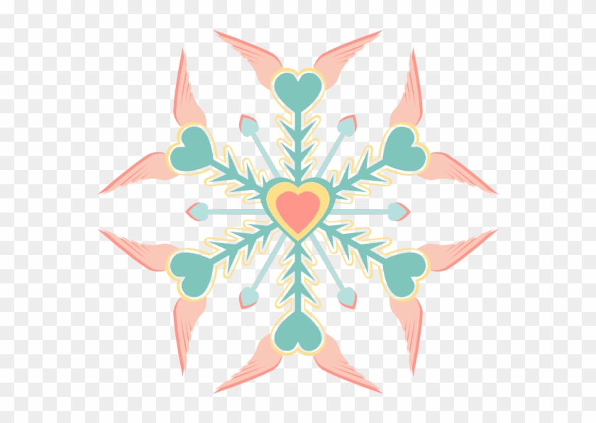 840x597 How To Set Use Colorful Snowflake Vector