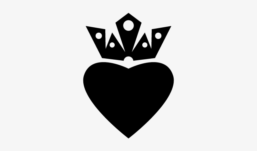 820x481 King Heart With Crown Vector