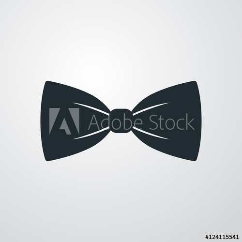 500x500 Icono Plano Corbata De Lazo Sobre Fondo Degradado