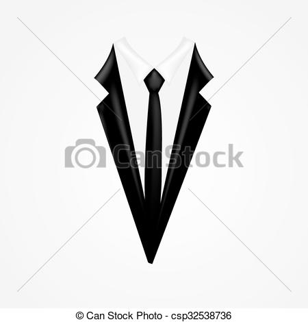 450x470 Esmoquin, Vector, Corbata