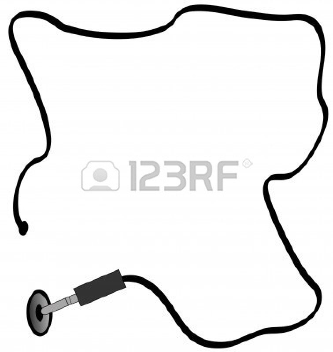 1134x1200 Microphone Cord Vector