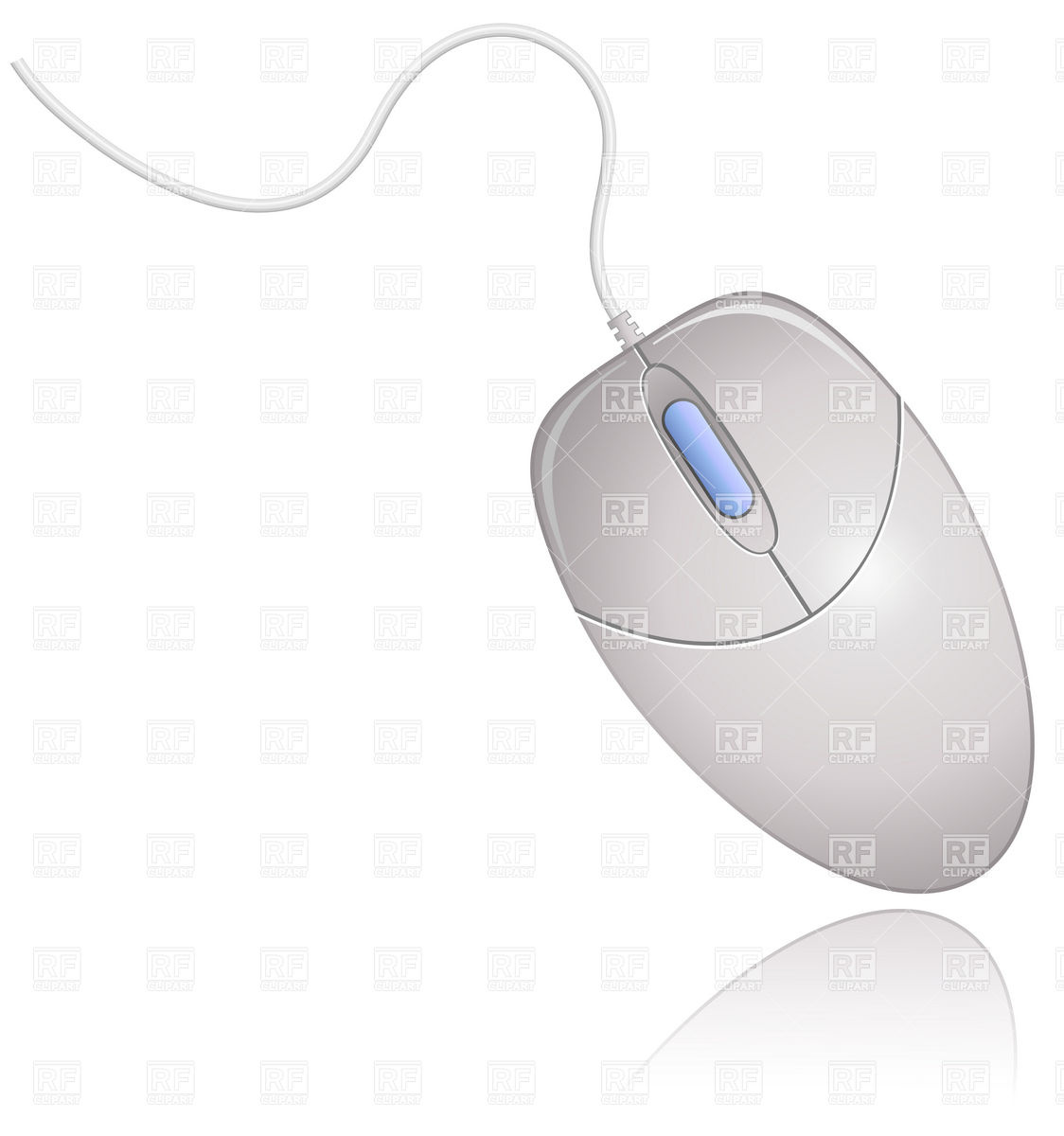 1124x1200 White Computer Mouse Whit Cord Vector Image Of Objects Frbird