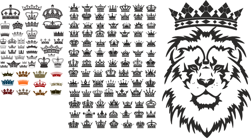 798x440 Crown Free Vector Art Free Coreldraw Vector