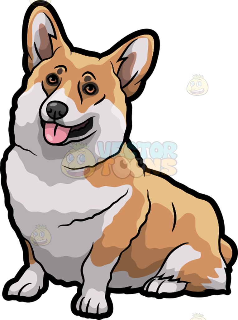 764x1024 Dog Clipart Corgi