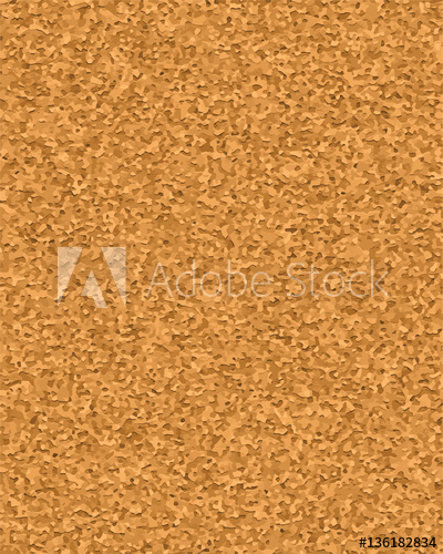 400x500 Cork Board Vector Texture Background Realistic Illustration