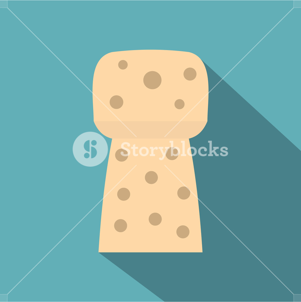 998x1000 Wine Wooden Cork Icon Flat Illustration Of Wine Wooden Cork