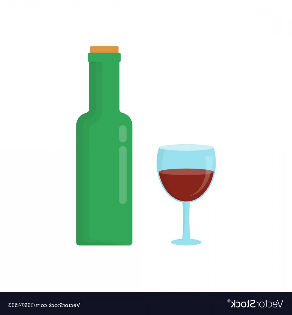 1200x1296 Bottle Of Wine With Cork Vector Geekchicpro