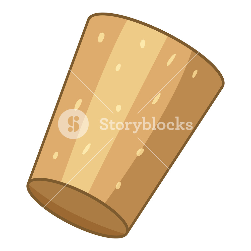 1000x1000 Brown Cork Plug Icon Cartoon Illustration Of Brown Cork Plug
