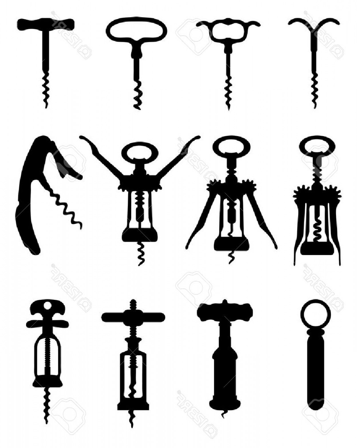 Corkscrew Vector at Vectorified.com | Collection of Corkscrew Vector ...