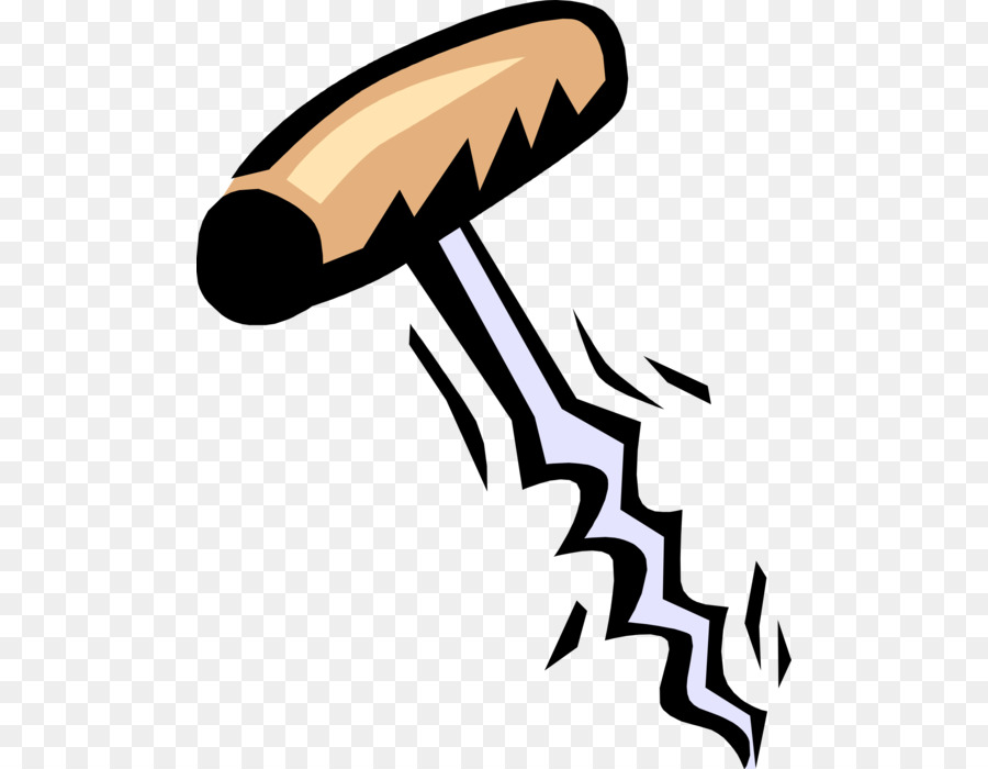 900x700 Corkscrew Vector Drawing Hand Finger