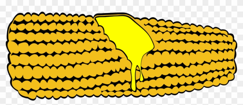 840x364 Vector Drawing Of Corn