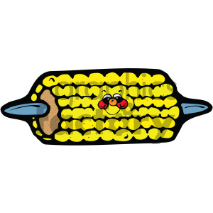 300x300 Cartoon Vector Corn On The Cob Clipart Royalty Free Gif, Png