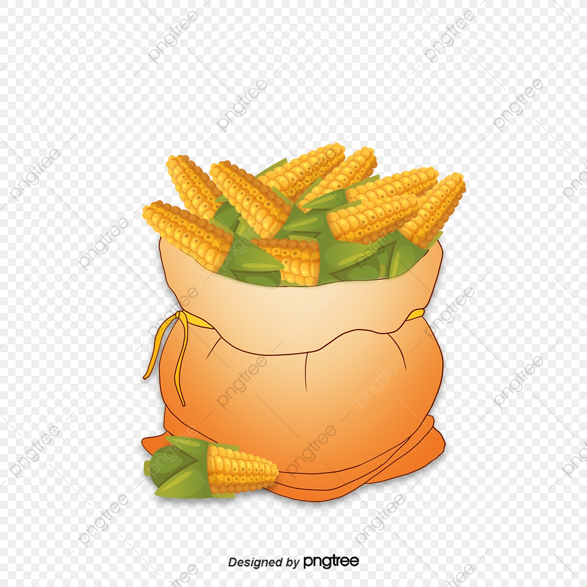 1200x1200 Vector Corn, Corn Vector, Sack, Vegetables Png And Vector