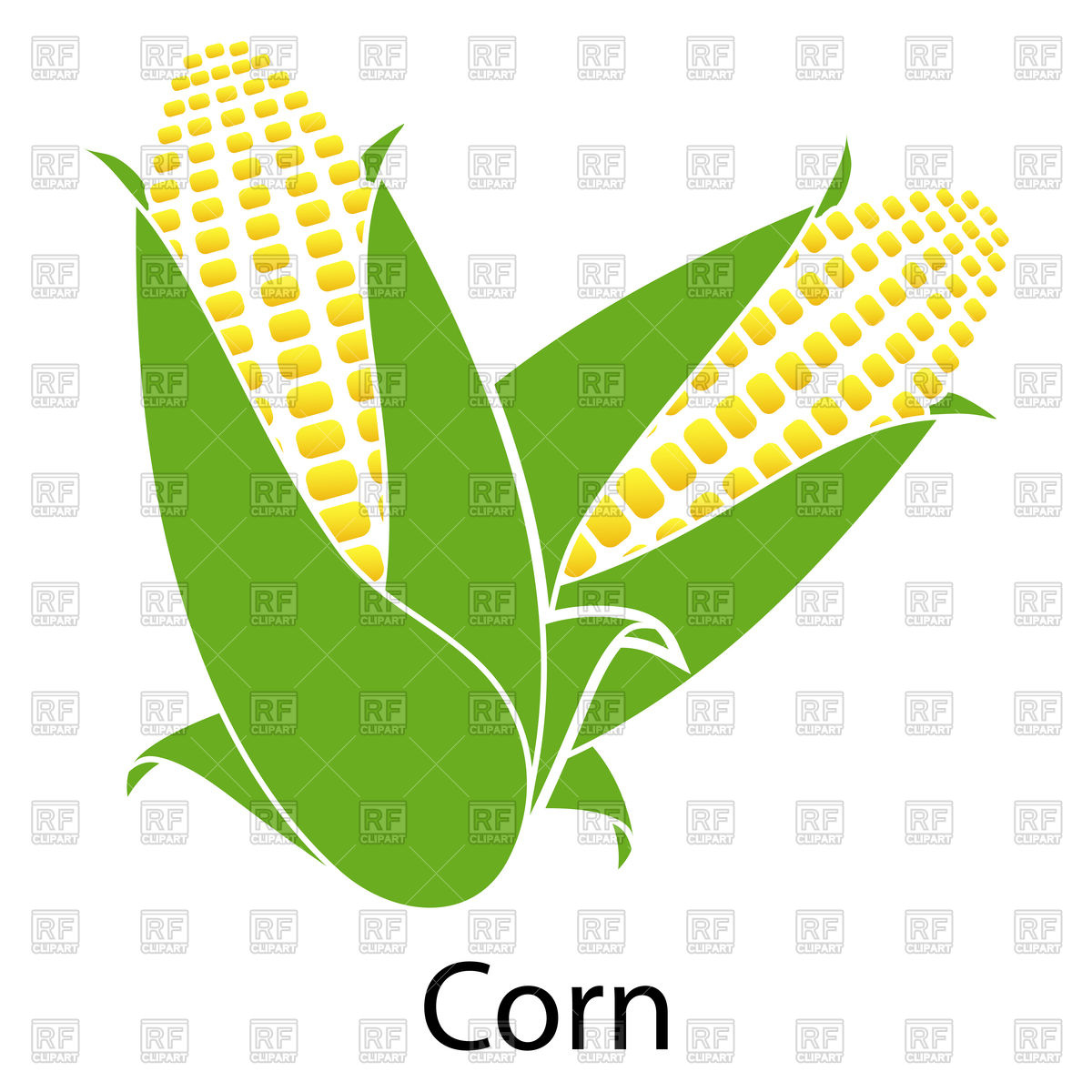 1200x1200 Corn Vector Image Of Signs, Symbols, Maps Angelp