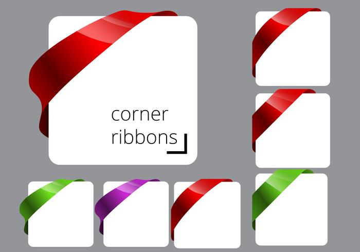 Free Corner Ribbon Vectors 700x490 Free Corner Ribbon Vectors