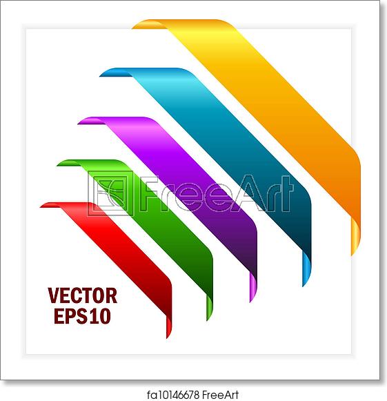 Free Art Print Of Coloured Corner Ribbons Coloured Corner Ribbons 561x581 Free Art Print Of Coloured Corner Ribbons Coloured Corner Ribbons