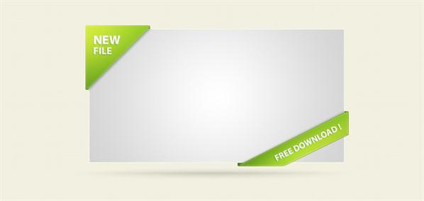 Ribbon Vector Psddude 598x284 Ribbon Vector Psddude