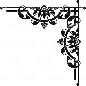 Floral Corner Design Ornament Black Flowers On Vector Handandbeak 300x300 Floral Corner Design Ornament Black Flowers On Vector Handandbeak
