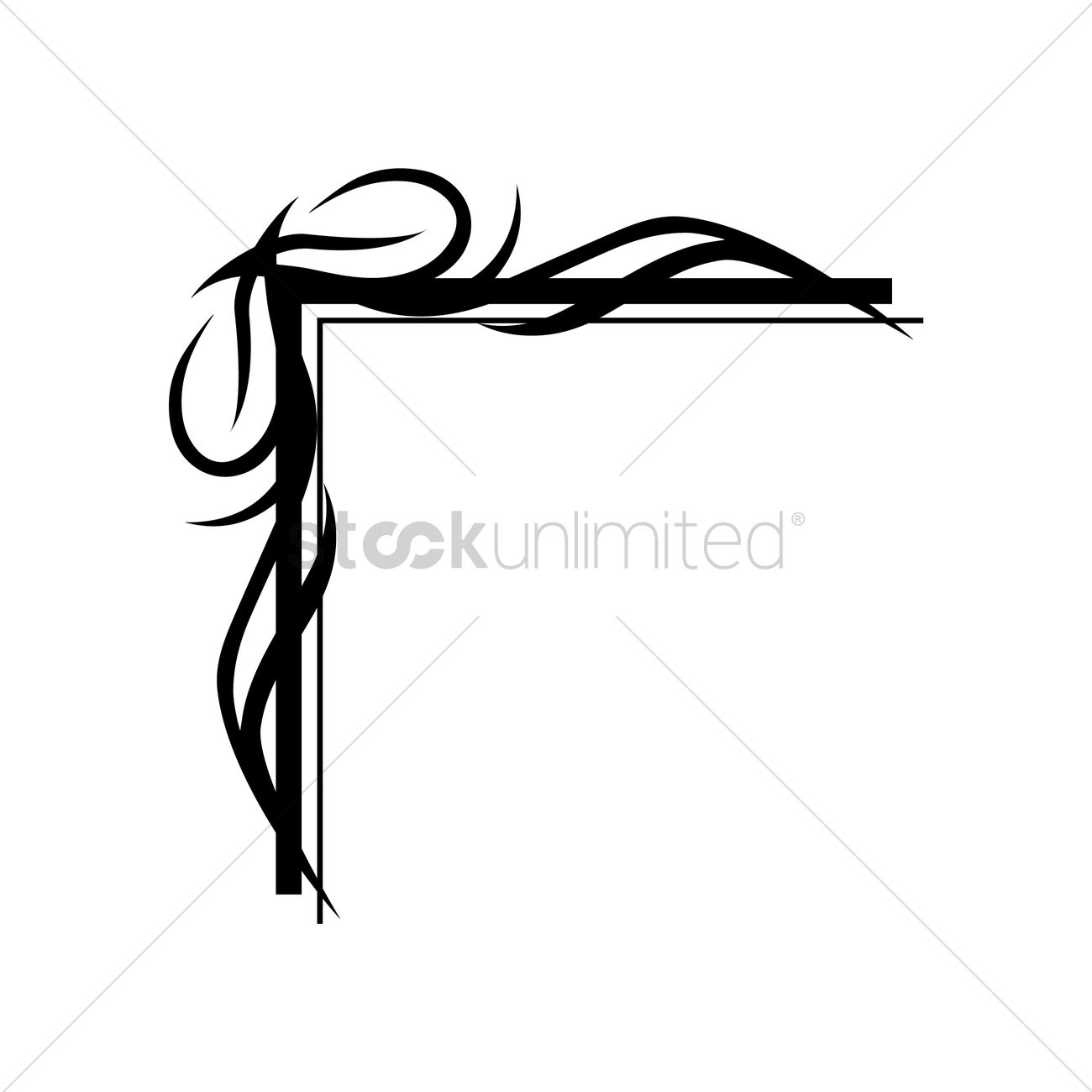 Frame Corner Design Vector Image 1300x1300 Frame Corner Design Vector Image