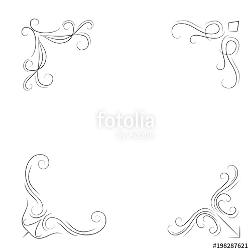 Corner Embellishments Vector at Collection of Corner