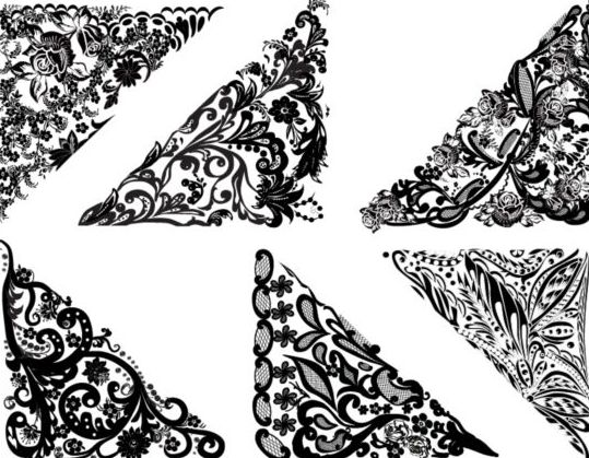 Corner Ornaments Floral Vector Free Download 539x419 Corner Ornaments Floral Vector Free Download