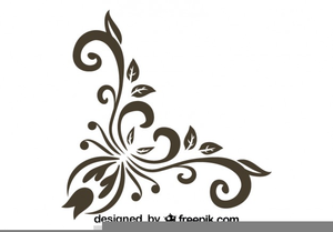 300x209 Corner Flourishes Clipart Free Images