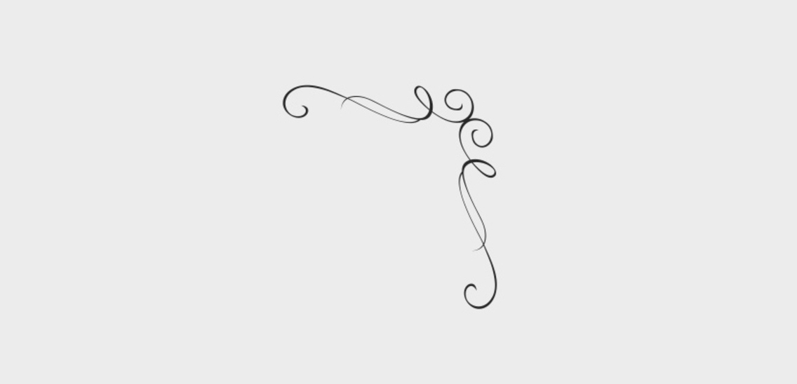 1136x548 Free Vector Corner Flourish