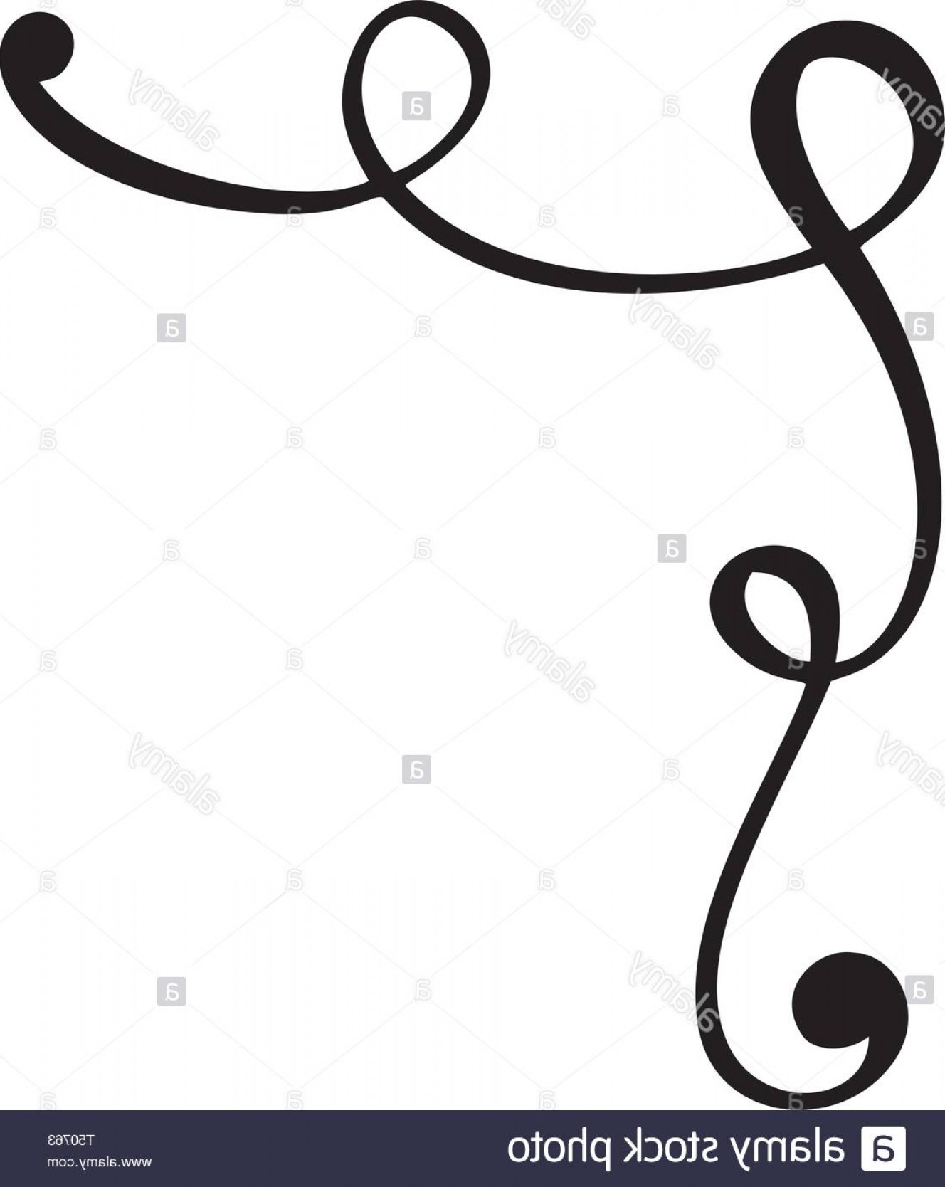 1328x1668 Vintage Calligraphy Scandinavian Flourish Vector Corner Design