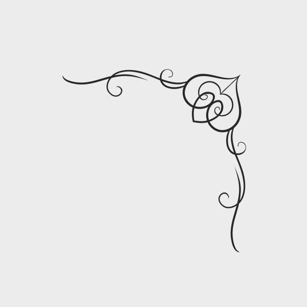 600x600 Corner Ornament Free Vector Of The Day